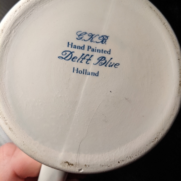 Heineken Beer Stein Delft Blue handpainted - Picture 6 of 7